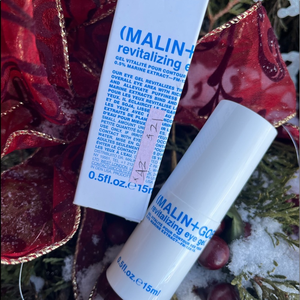 Malin + Goetz. Revitalizing eye gel. .5 oz.